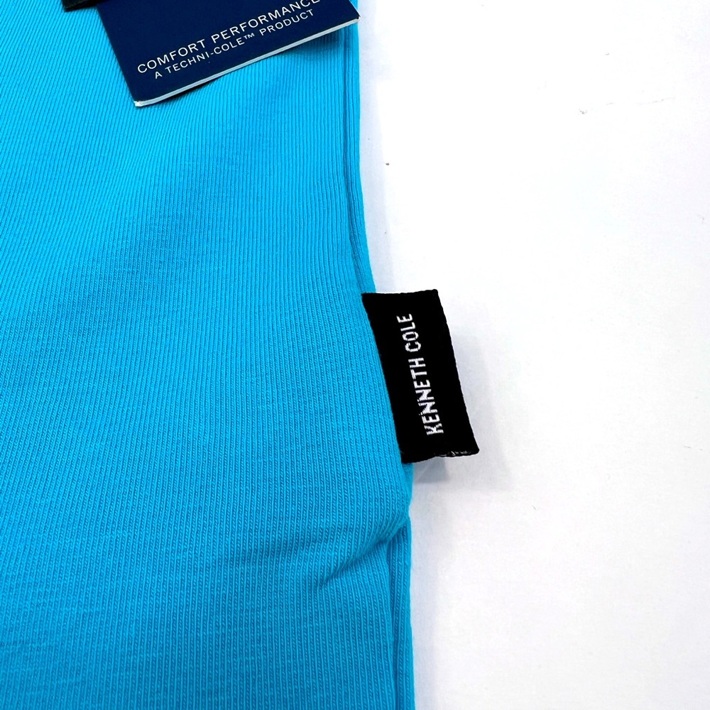 ⭐️KENNETH COLE NEW YORK💯,T-SHIRT, SIZE MEDIUM, “BLUE BIRD” COLOR, MOBILITY KNIT - Picture 9 of 16